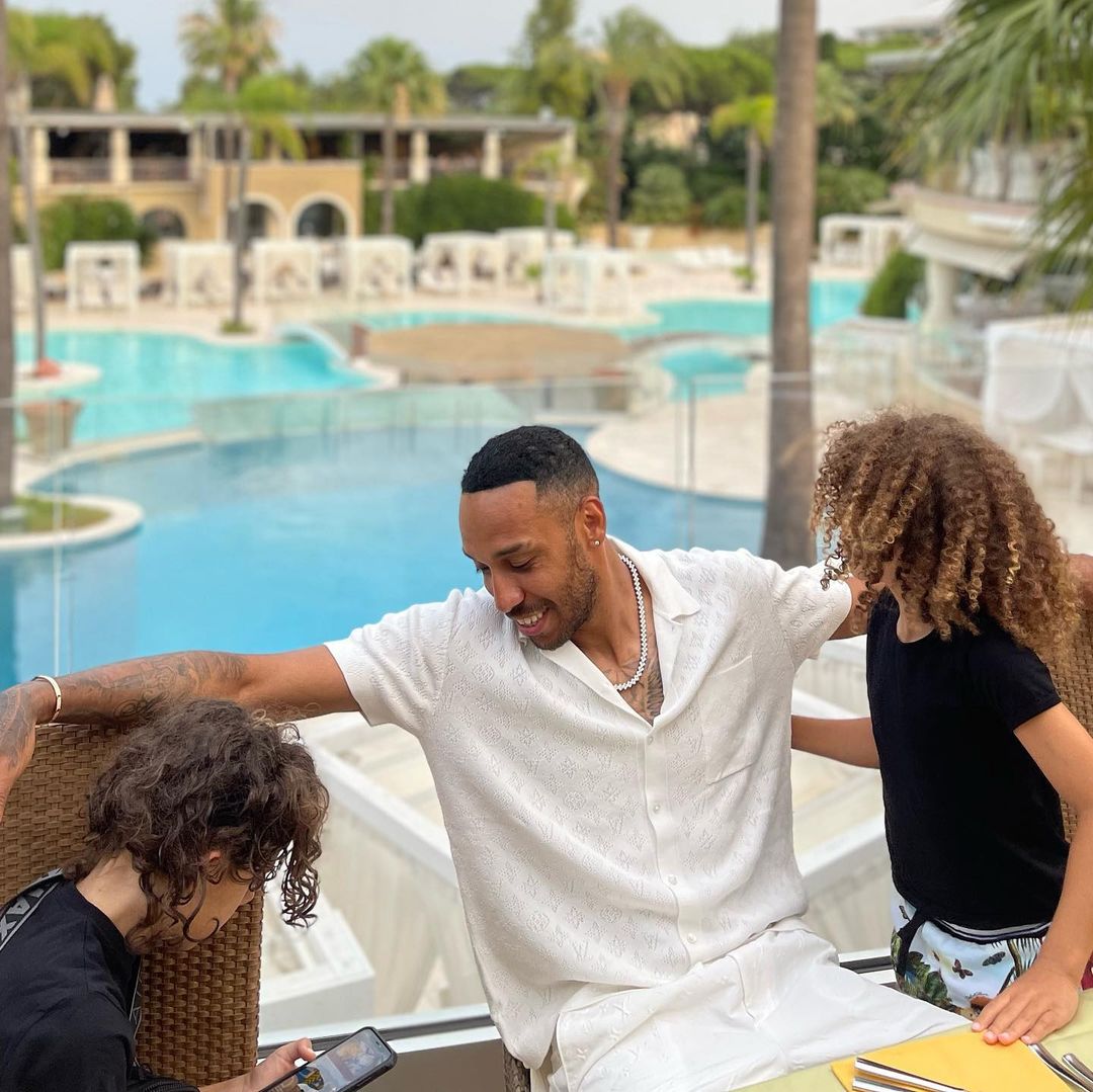 Pierre-Emerick Aubameyang proves to be one of the most extravagant footballers, indulging in luxurious vacations with family, traveling by private jet