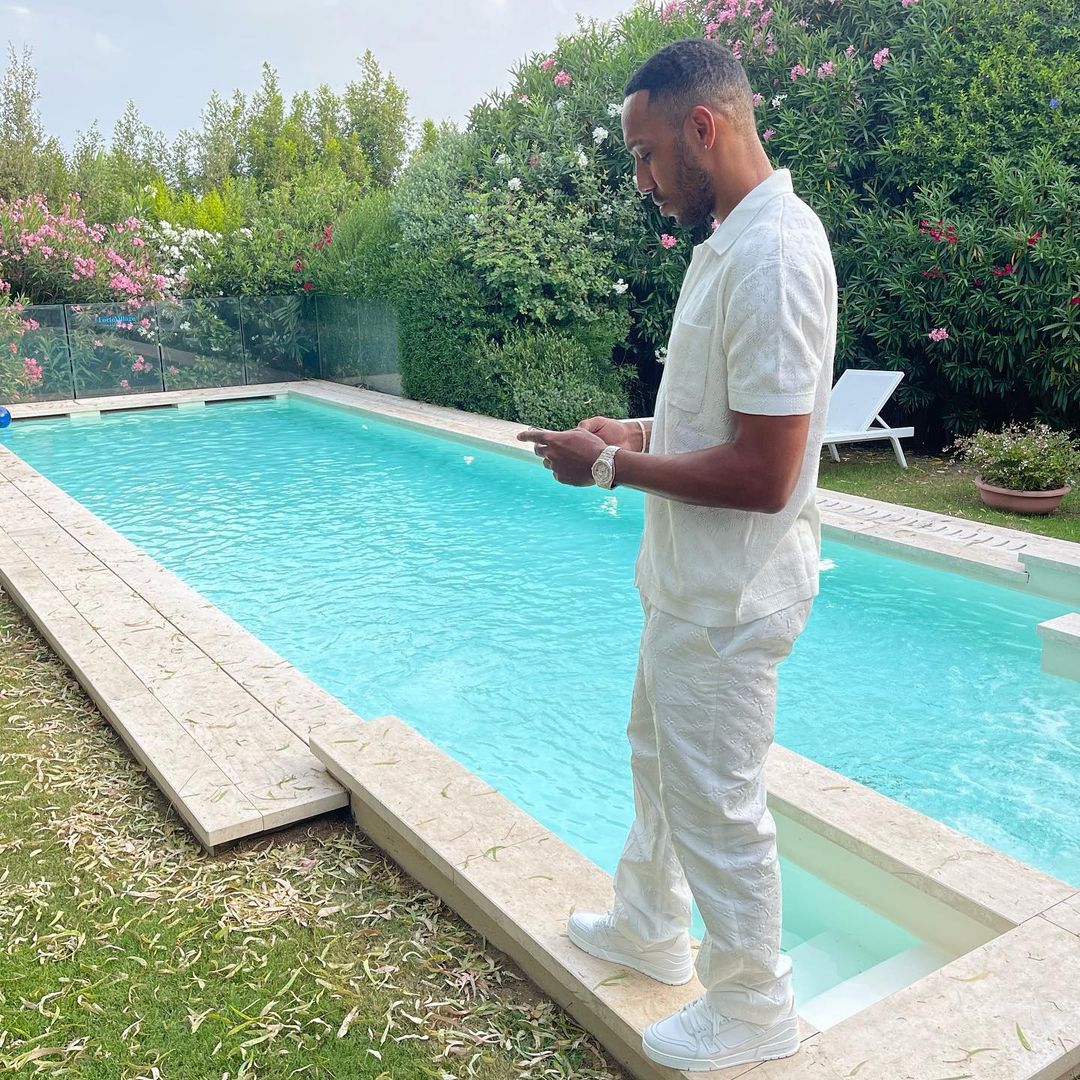 Pierre-Emerick Aubameyang proves to be one of the most extravagant footballers, indulging in luxurious vacations with family, traveling by private jet